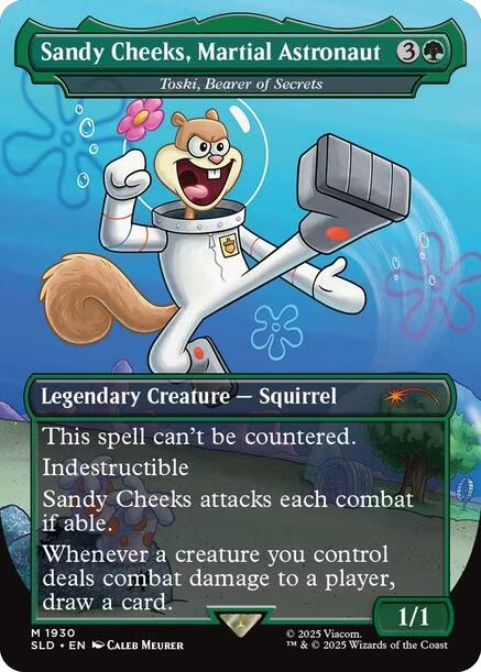 Sandy Cheeks, Martial Astronaut - Toski, Bearer of Secrets [Secret Lair Drop Series] | Good Games Cannington