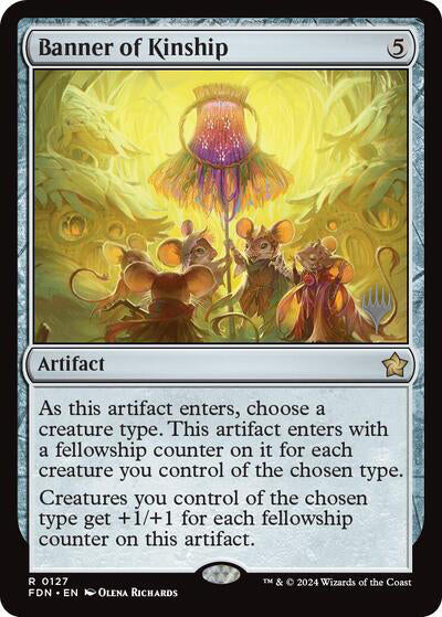 Banner of Kinship (Promo Pack) [Foundations Promos] | Good Games Cannington