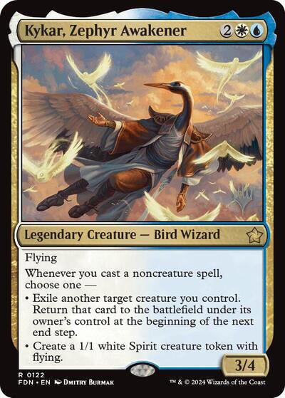 Kykar, Zephyr Awakener (Promo Pack) [Foundations Promos] | Good Games Cannington