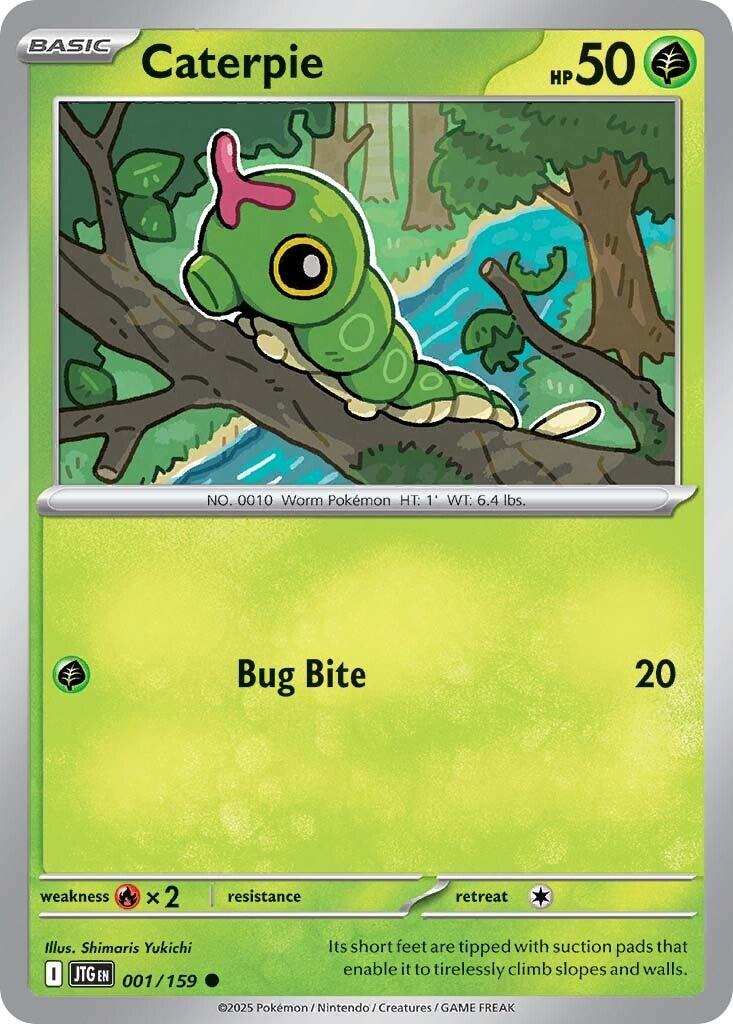 Caterpie (001/159) [Scarlet & Violet: Journey Together] | Good Games Cannington