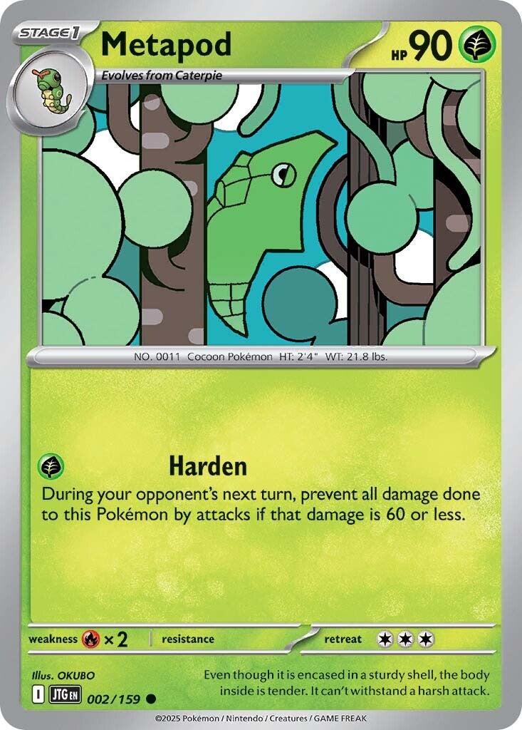 Metapod (002/159) [Scarlet & Violet: Journey Together] | Good Games Cannington