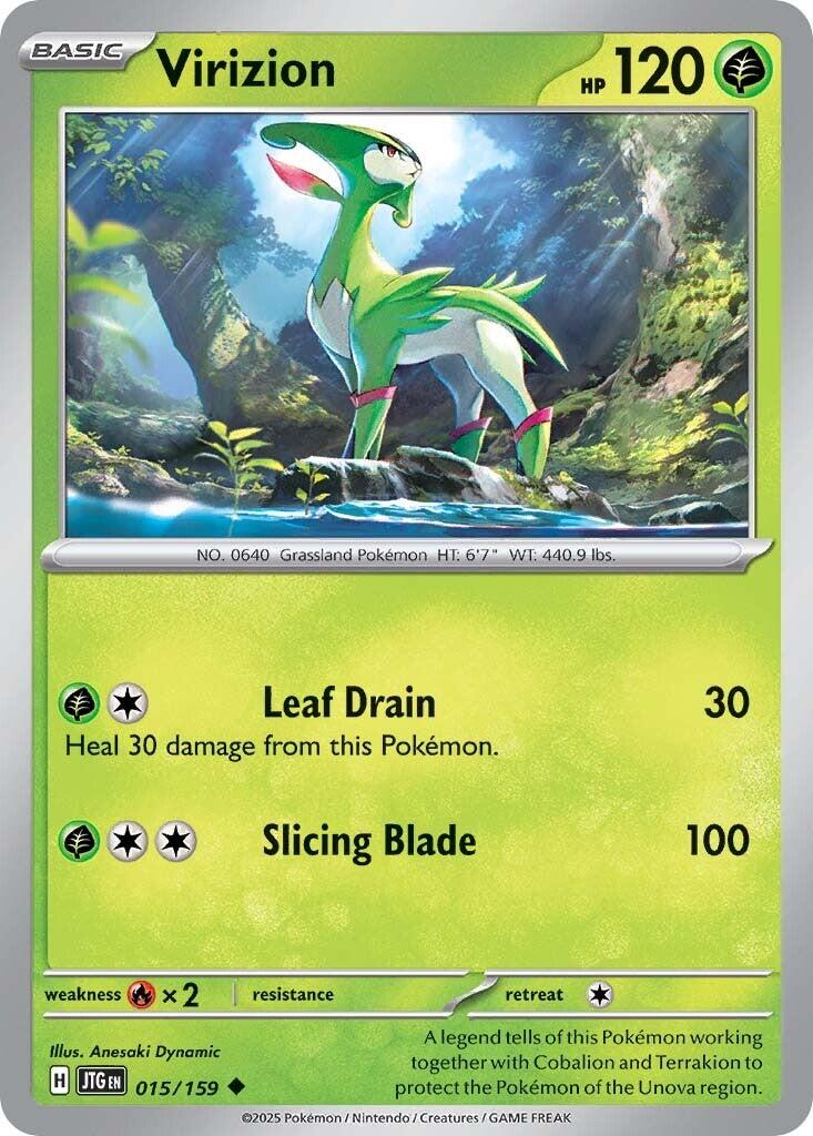 Virizion (015/159) [Scarlet & Violet: Journey Together] | Good Games Cannington