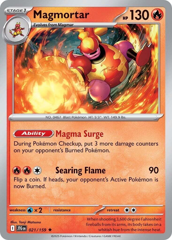 Magmortar (021/159) [Scarlet & Violet: Journey Together] | Good Games Cannington
