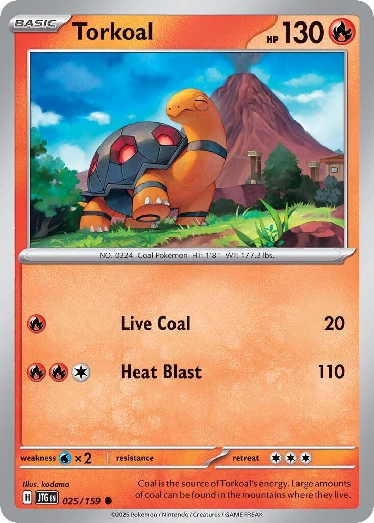 Torkoal (025/159) [Scarlet & Violet: Journey Together] | Good Games Cannington