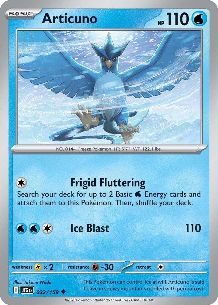 Articuno (032/159) [Scarlet & Violet: Journey Together] | Good Games Cannington