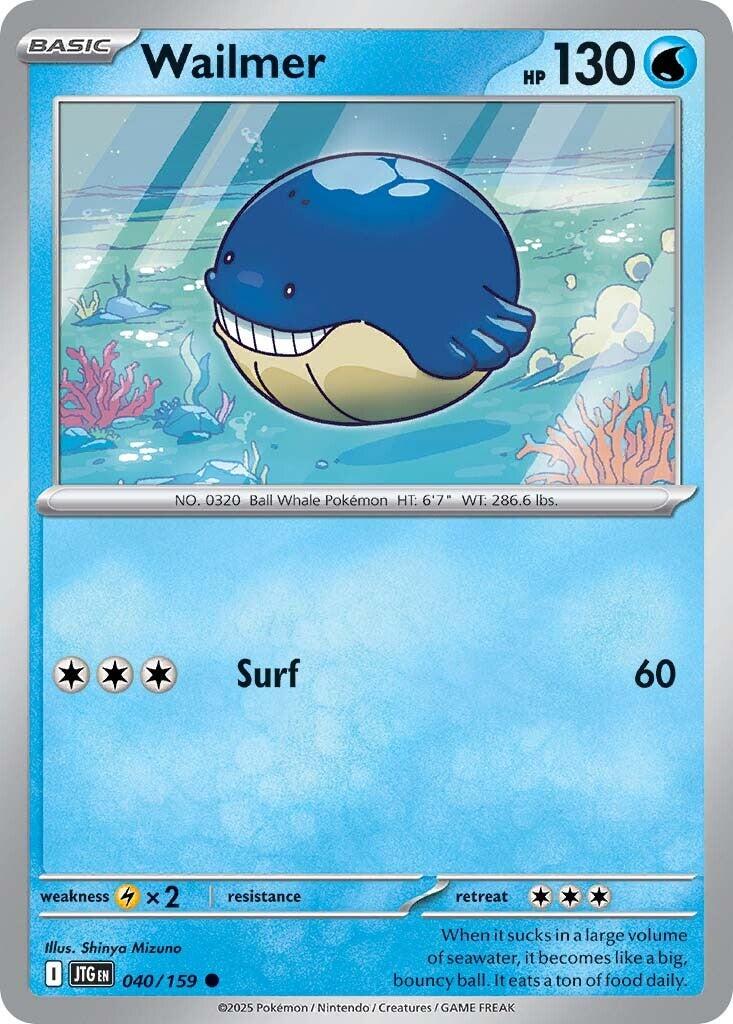 Wailmer (040/159) [Scarlet & Violet: Journey Together] | Good Games Cannington