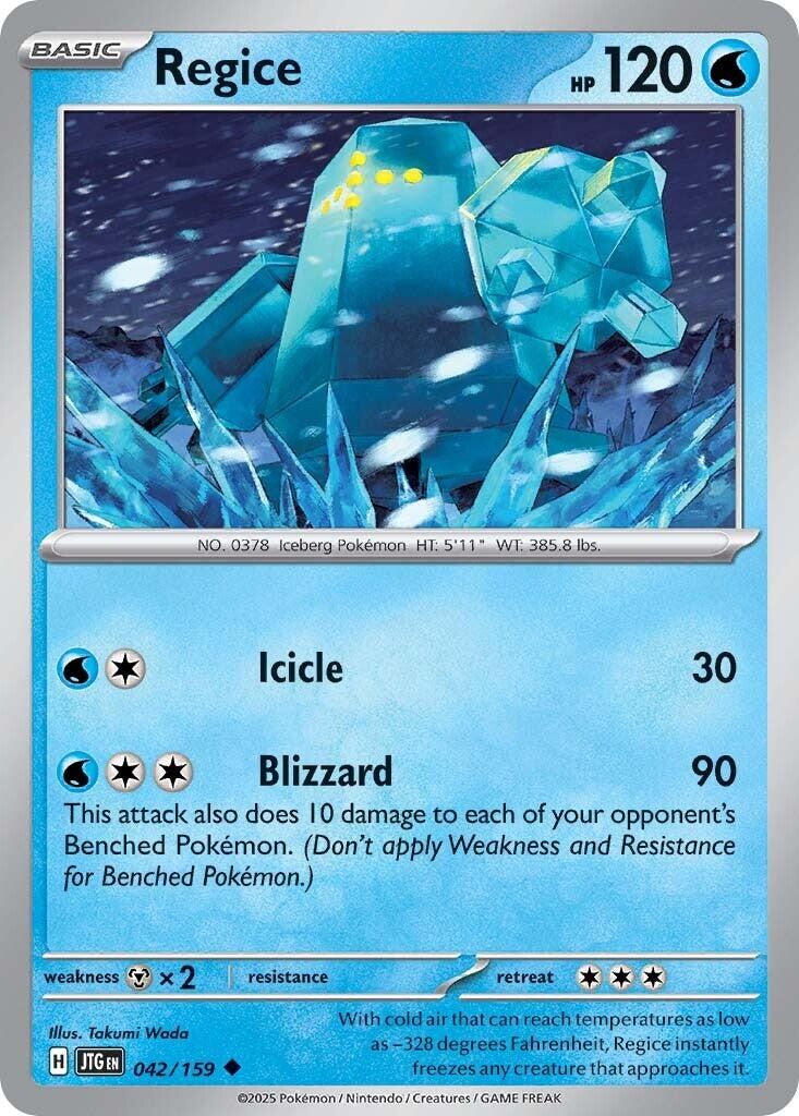 Regice (042/159) [Scarlet & Violet: Journey Together] | Good Games Cannington