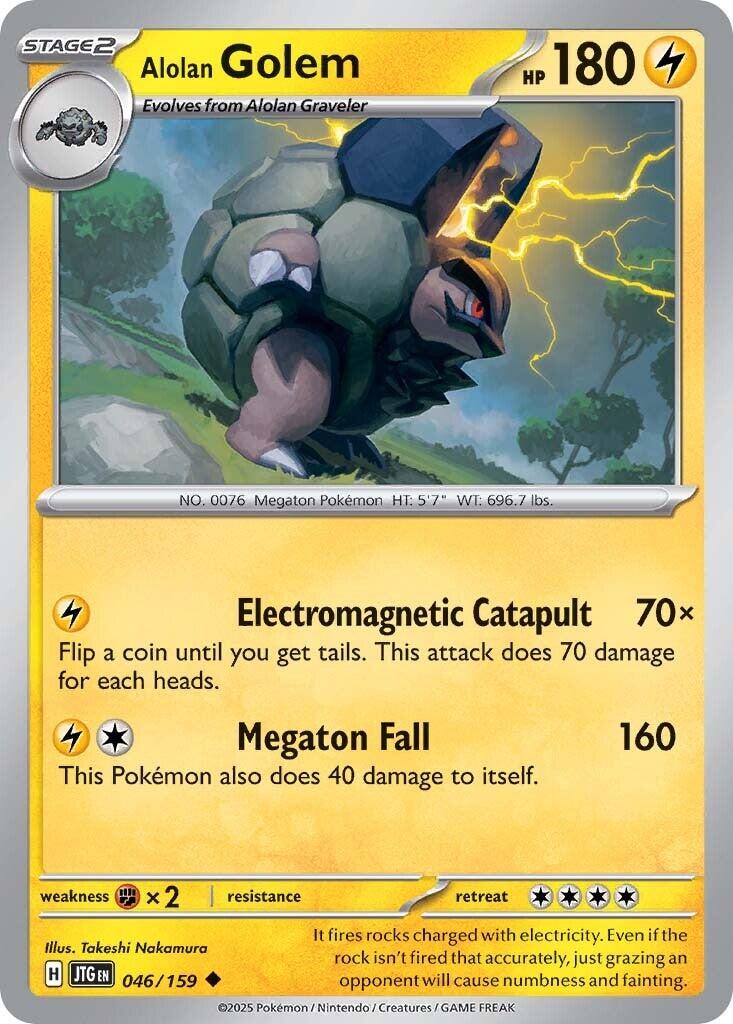 Alolan Golem (046/159) [Scarlet & Violet: Journey Together] | Good Games Cannington