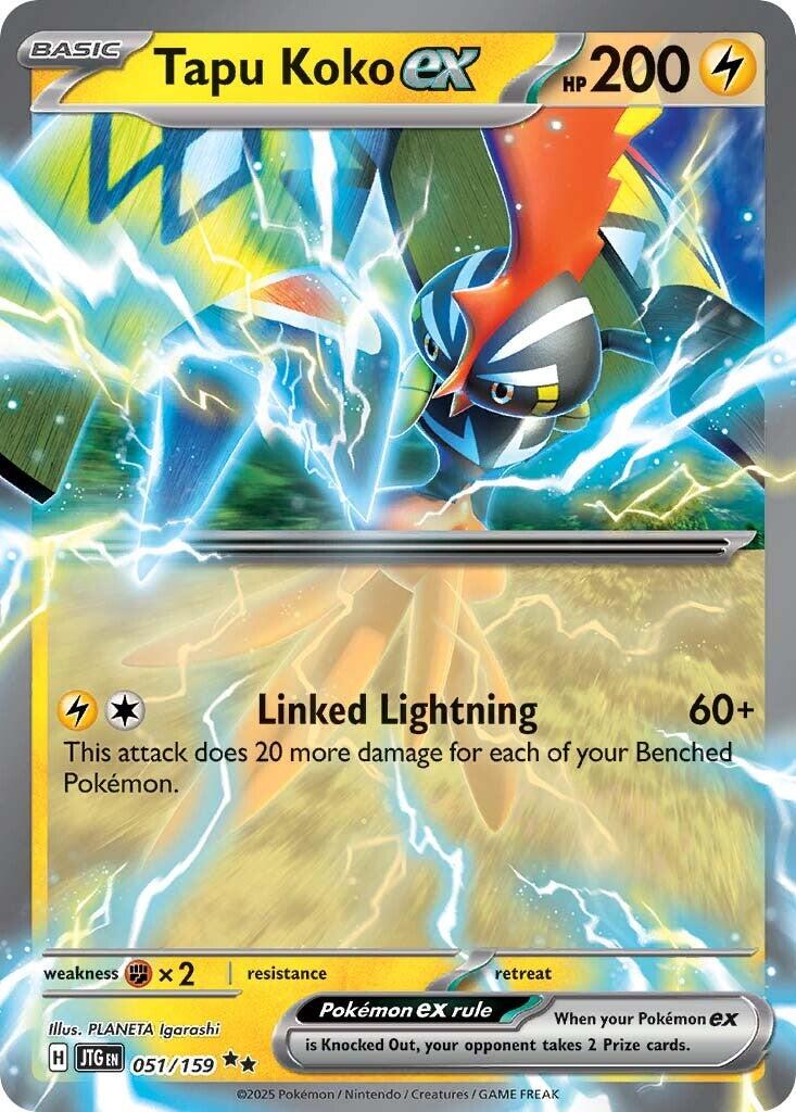 Tapu Koko ex (051/159) [Scarlet & Violet: Journey Together] | Good Games Cannington