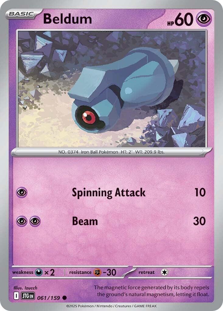 Beldum (061/159) [Scarlet & Violet: Journey Together] | Good Games Cannington