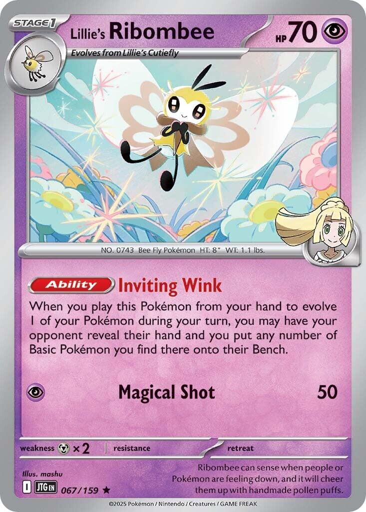 Lillie's Ribombee (067/159) [Scarlet & Violet: Journey Together] | Good Games Cannington