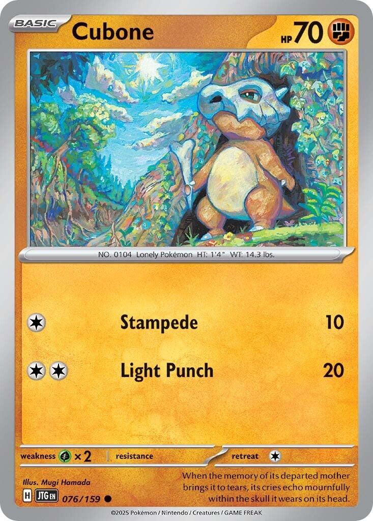 Cubone (076/159) [Scarlet & Violet: Journey Together] | Good Games Cannington