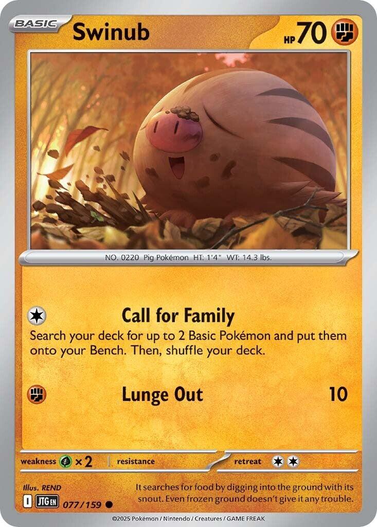 Swinub (077/159) [Scarlet & Violet: Journey Together] | Good Games Cannington