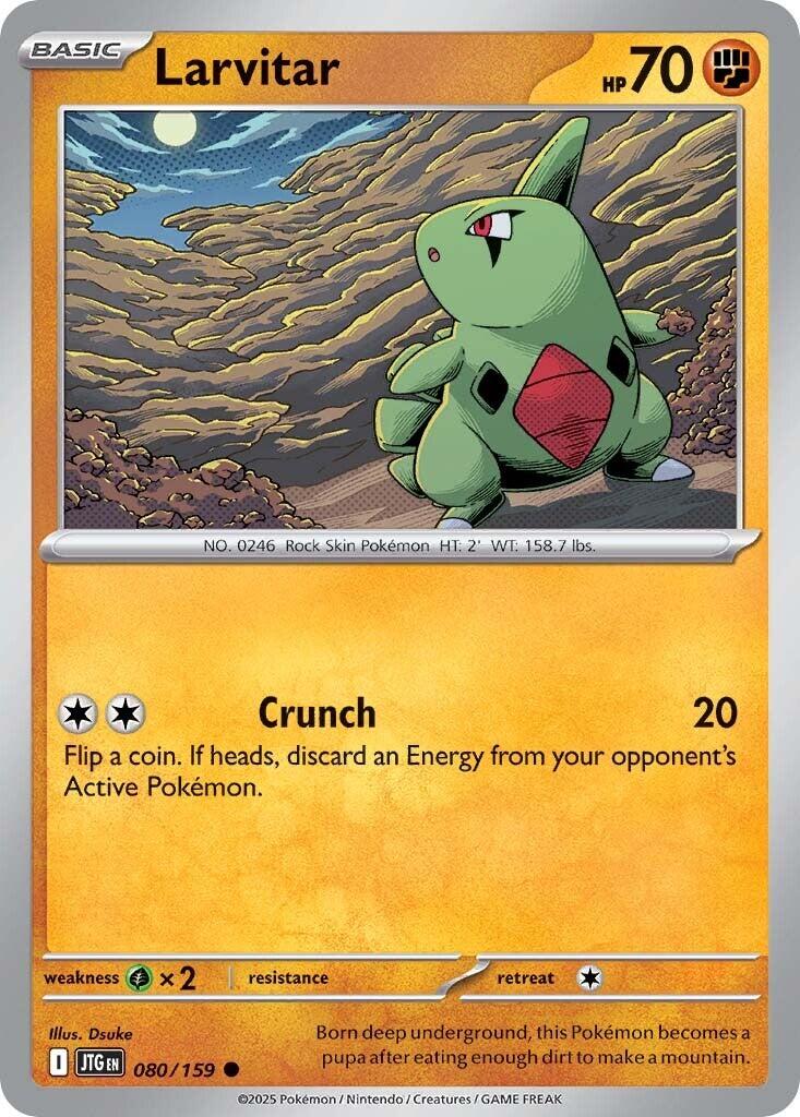 Larvitar (080/159) [Scarlet & Violet: Journey Together] | Good Games Cannington
