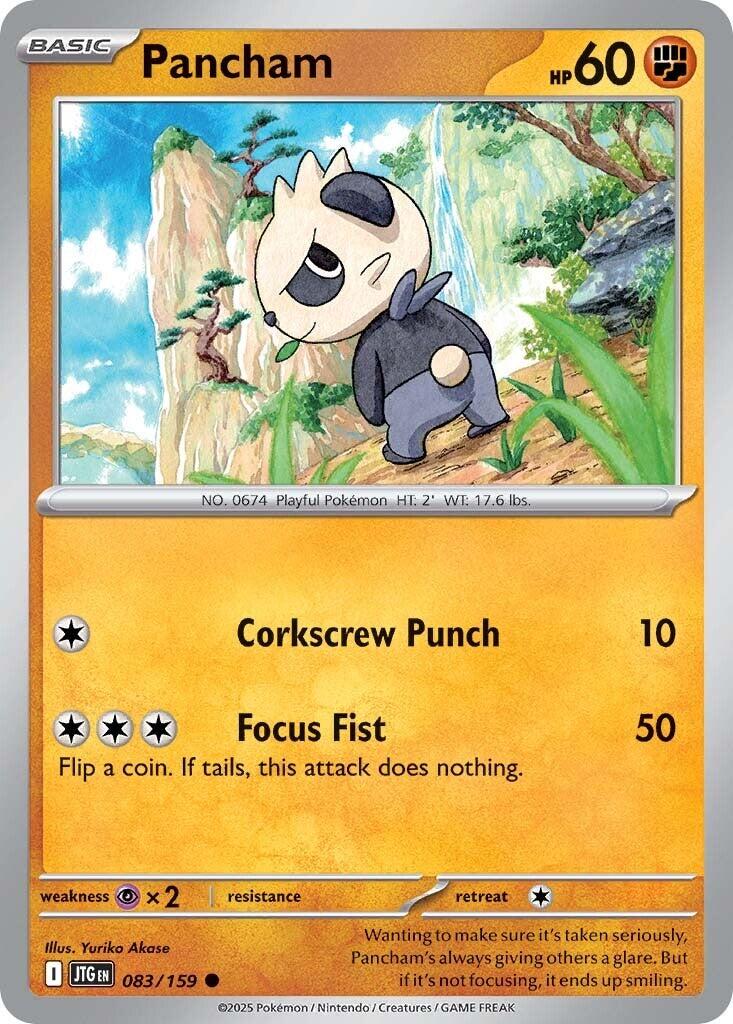 Pancham (083/159) [Scarlet & Violet: Journey Together] | Good Games Cannington