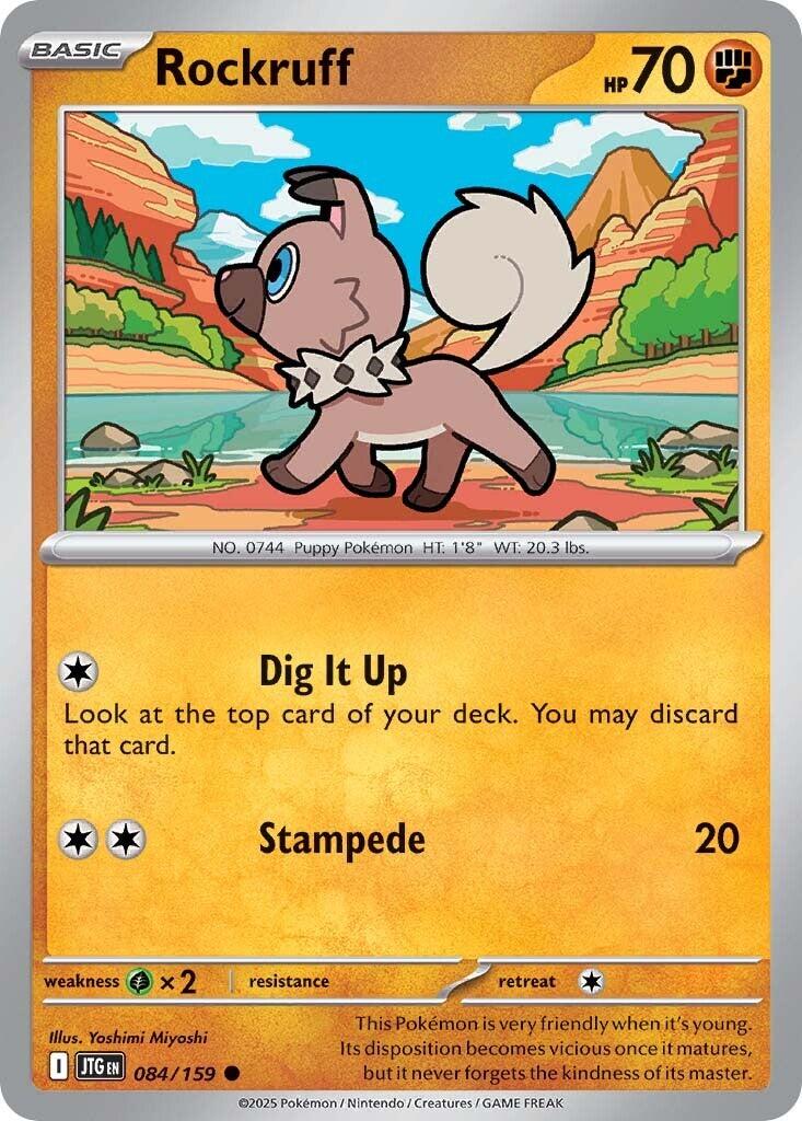 Rockruff (084/159) [Scarlet & Violet: Journey Together] | Good Games Cannington