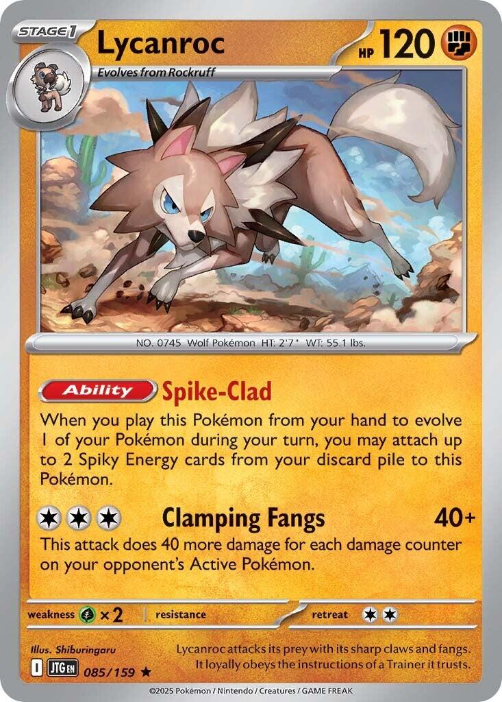 Lycanroc (085/159) [Scarlet & Violet: Journey Together] | Good Games Cannington