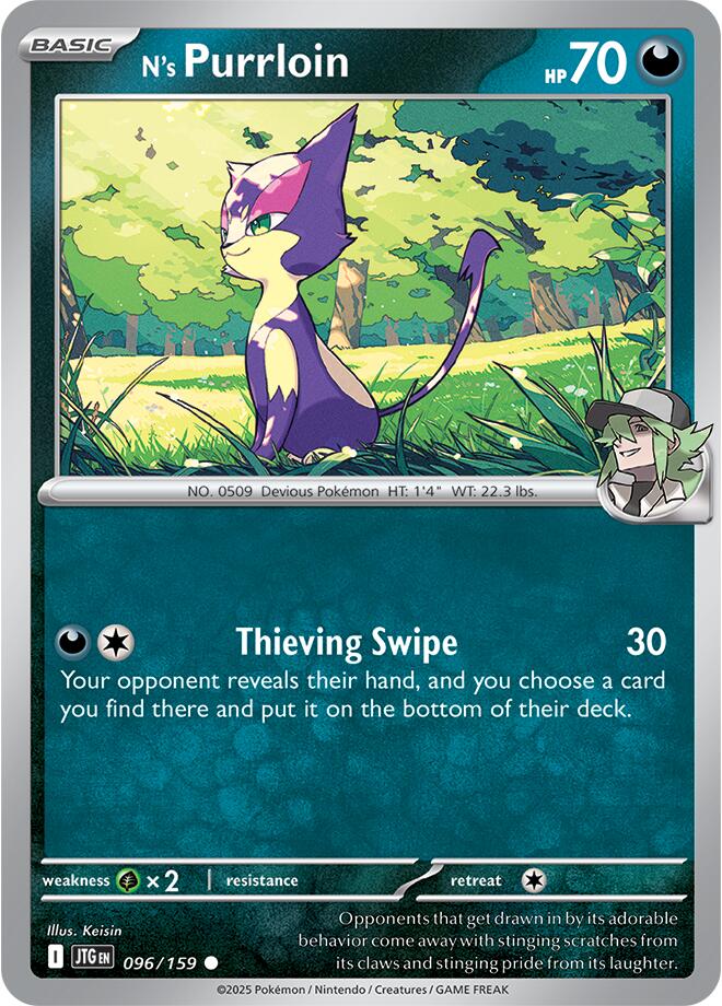 N's Purrloin (096/159) [Scarlet & Violet: Journey Together] | Good Games Cannington