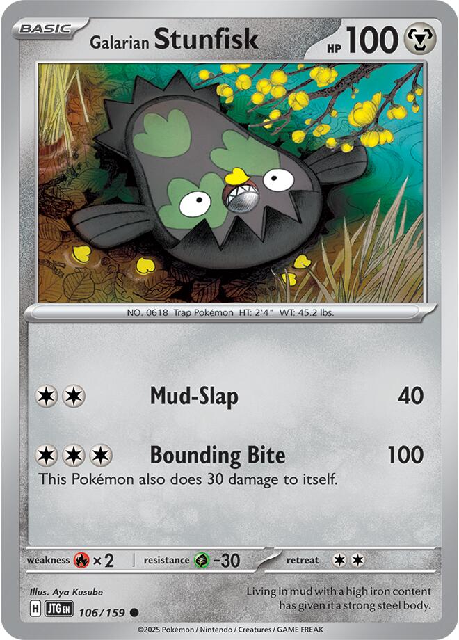 Galarian Stunfisk (106/159) [Scarlet & Violet: Journey Together] | Good Games Cannington