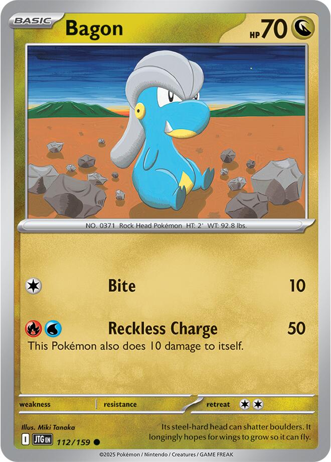 Bagon (112/159) [Scarlet & Violet: Journey Together] | Good Games Cannington