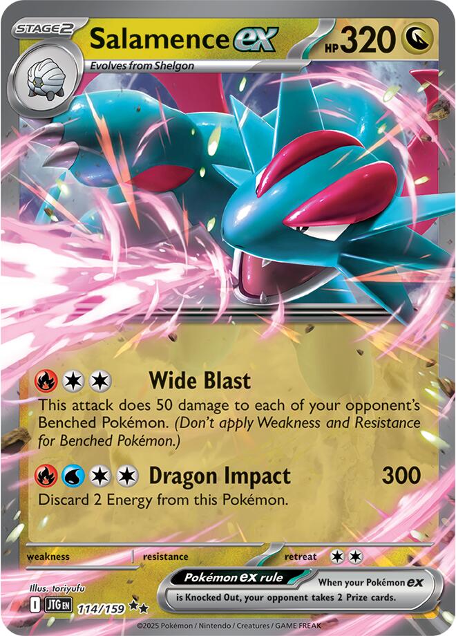 Salamence ex (114/159) [Scarlet & Violet: Journey Together] | Good Games Cannington