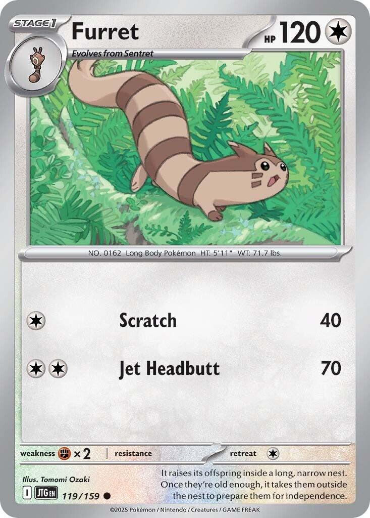 Furret (119/159) [Scarlet & Violet: Journey Together] | Good Games Cannington