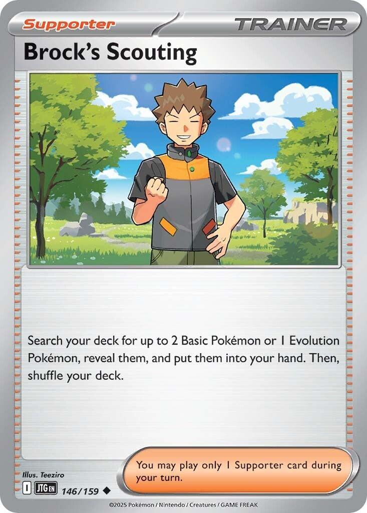 Brock's Scouting (146/159) [Scarlet & Violet: Journey Together] | Good Games Cannington