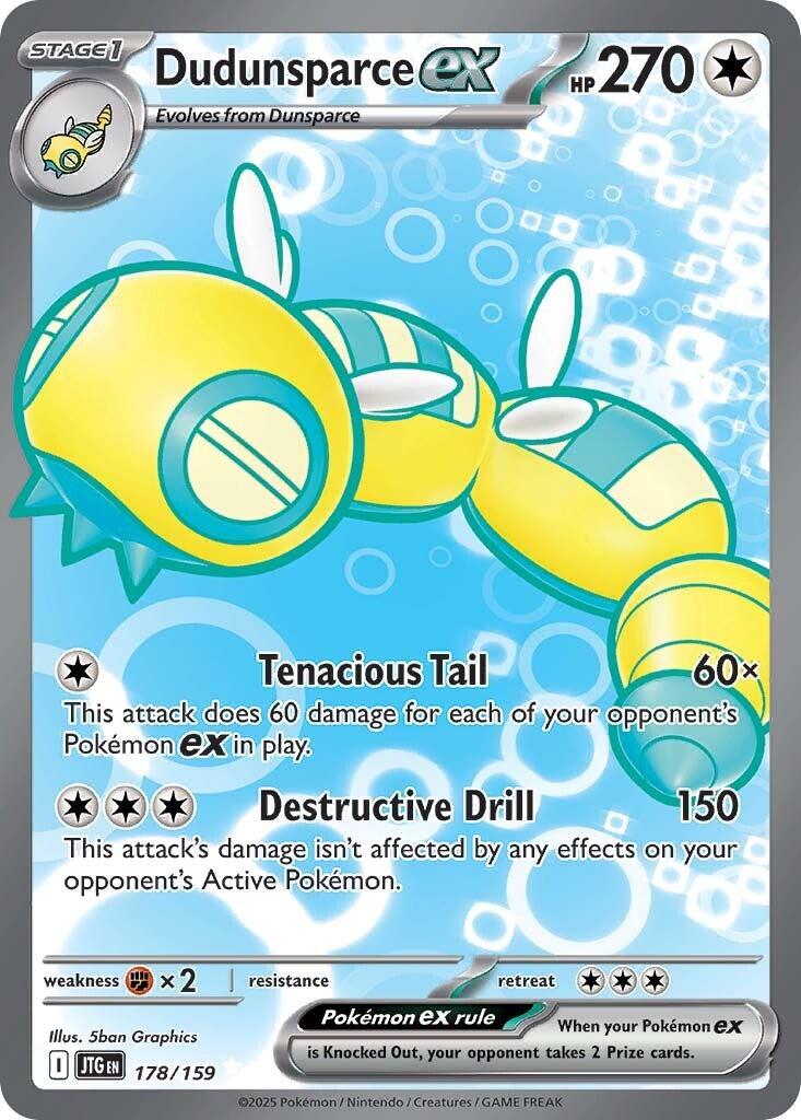 Dudunsparce ex (178/159) [Scarlet & Violet: Journey Together] | Good Games Cannington