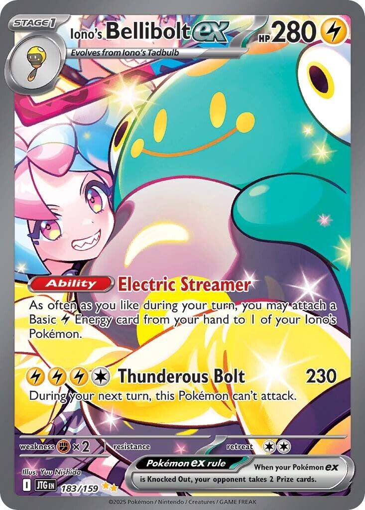 Iono's Bellibolt ex (183/159) [Scarlet & Violet: Journey Together] | Good Games Cannington
