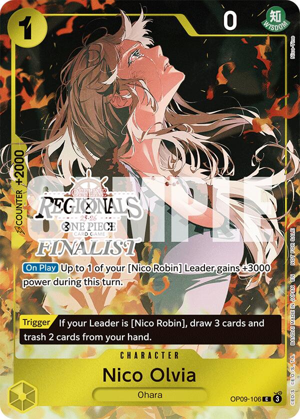 Nico Olvia (Offline Regional Finalist Card Set 2025 Vol.1) [One Piece Promotion Cards] | Good Games Cannington
