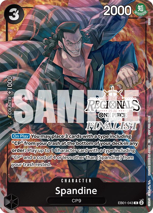 Spandine (Offline Regional Finalist Card Set 2025 Vol.1) [One Piece Promotion Cards] | Good Games Cannington