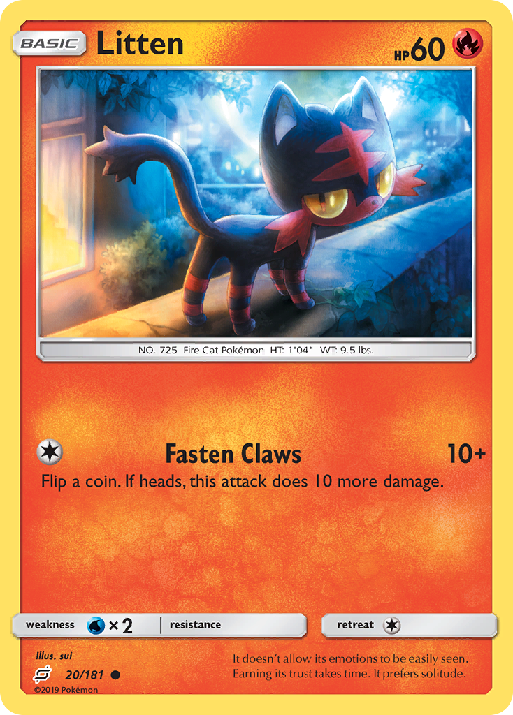 Litten (20/181) [Sun & Moon: Team Up] | Good Games Cannington