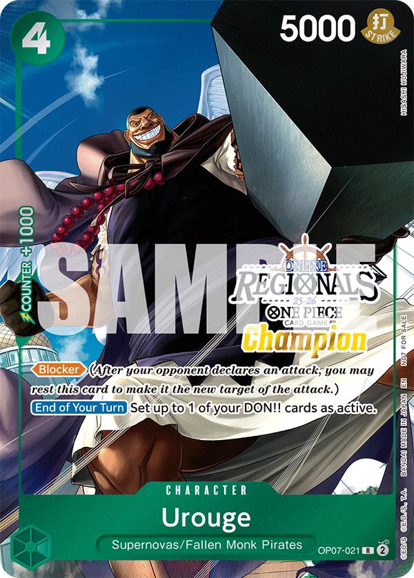 Urouge (Offline Regional Champion Card Set 2025 Vol.1) [One Piece Promotion Cards] | Good Games Cannington