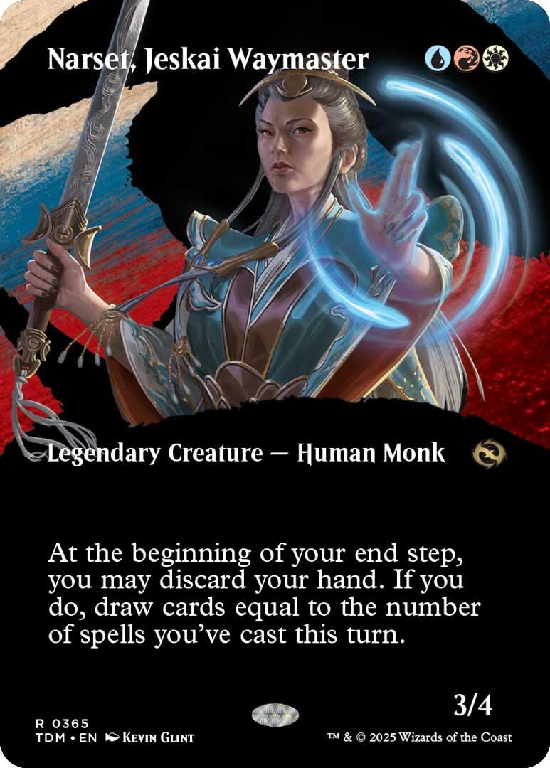 Narset, Jeskai Waymaster (Borderless) [Tarkir: Dragonstorm] | Good Games Cannington