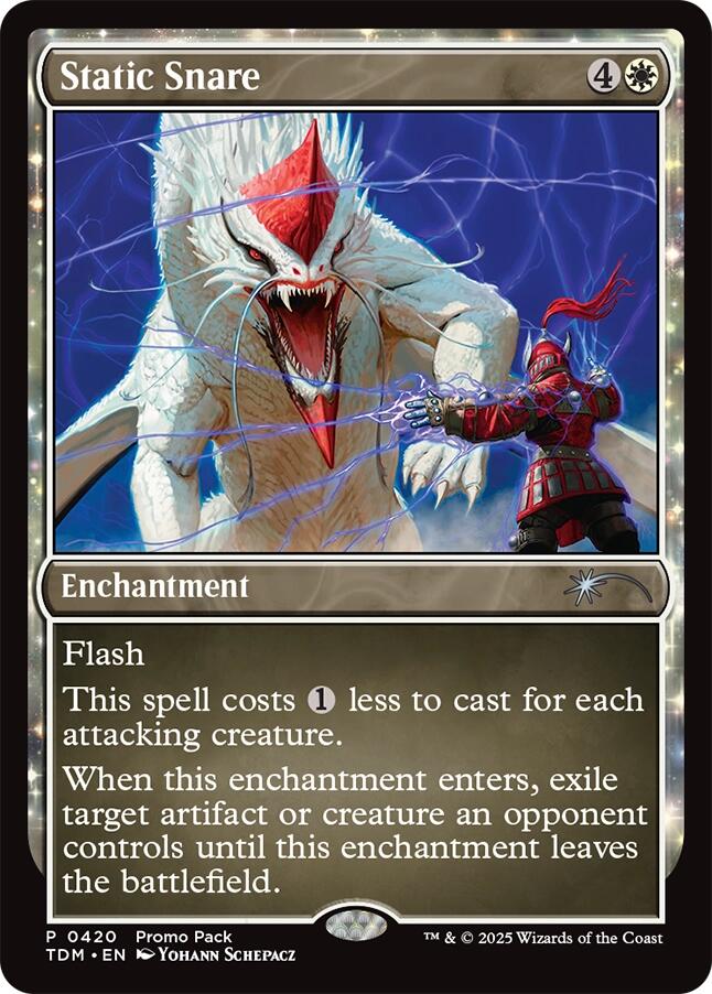 Static Snare [Tarkir: Dragonstorm Promos] | Good Games Cannington