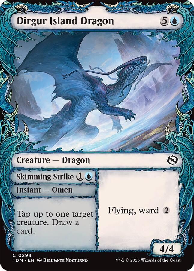 Dirgur Island Dragon (Showcase) [Tarkir: Dragonstorm] | Good Games Cannington