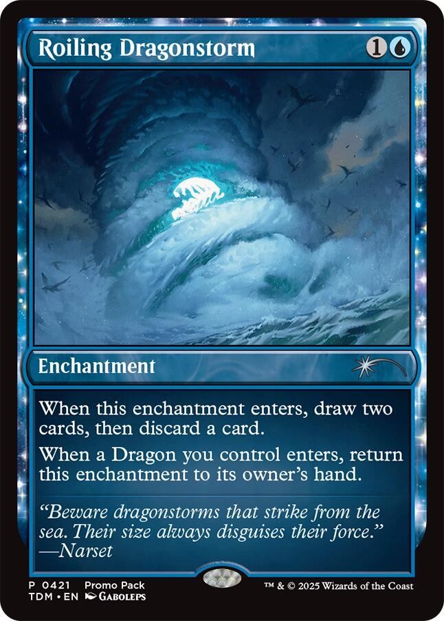 Roiling Dragonstorm [Tarkir: Dragonstorm Promos] | Good Games Cannington