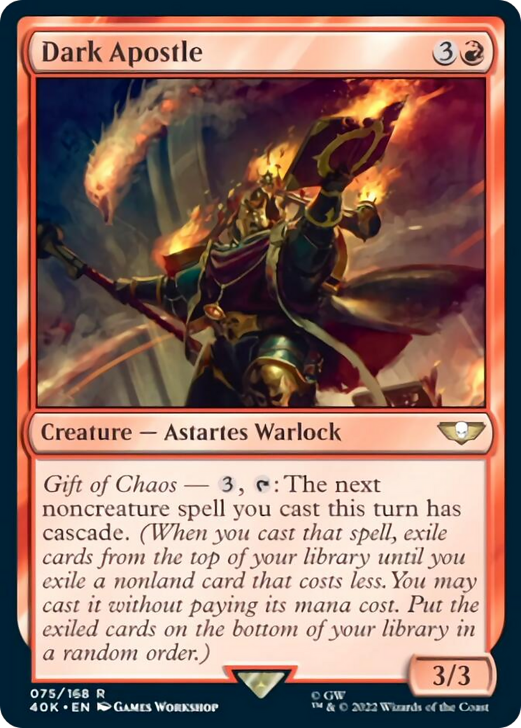 Dark Apostle (Surge Foil) [Warhammer 40,000] | Good Games Cannington