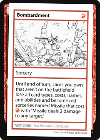 Bombardment (2021 Edition) [Mystery Booster Playtest Cards] | Good Games Cannington