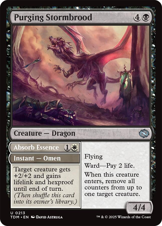 Purging Stormbrood [Tarkir: Dragonstorm] | Good Games Cannington