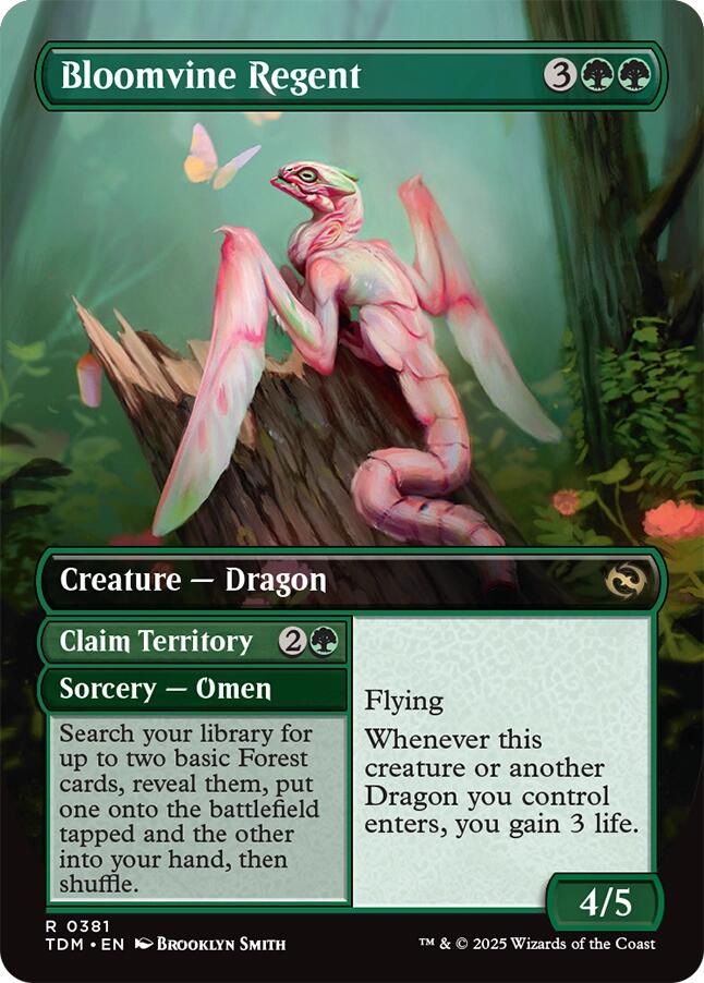 Bloomvine Regent (Borderless) [Tarkir: Dragonstorm] | Good Games Cannington
