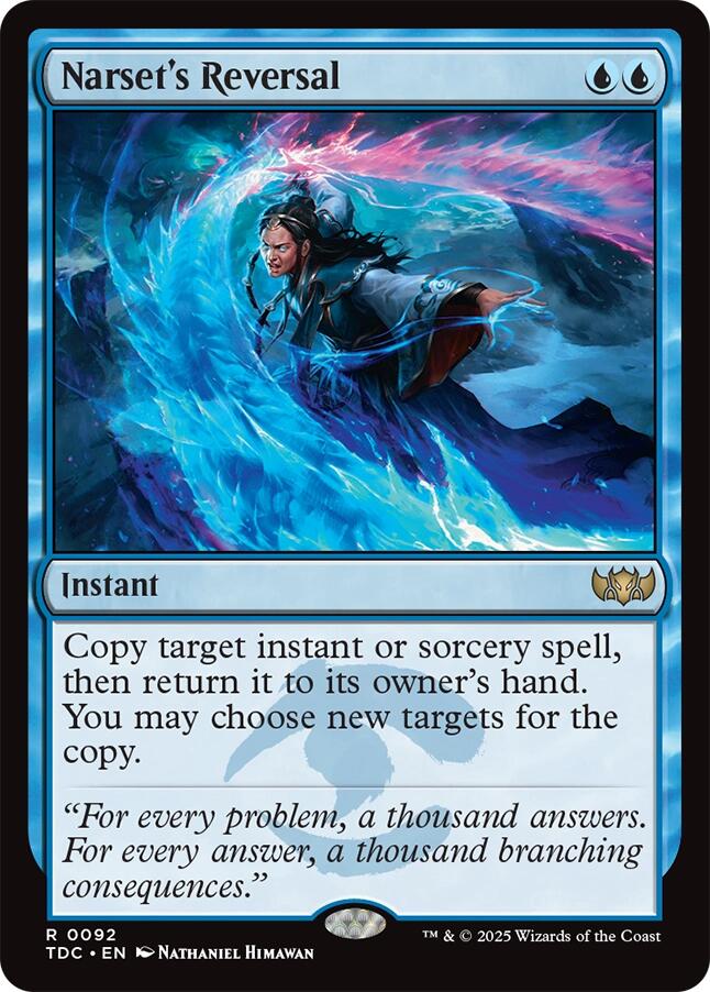 Narset's Reversal [Tarkir: Dragonstorm Commander] | Good Games Cannington