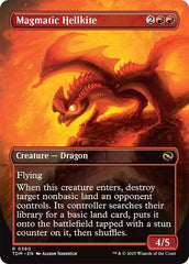 Magmatic Hellkite (Borderless) [Tarkir: Dragonstorm] | Good Games Cannington