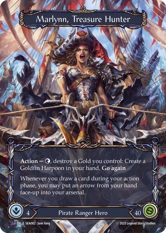 Marlynn, Treasure Hunter (Marvel) [SEA082] (High Seas)  Cold Foil | Good Games Cannington