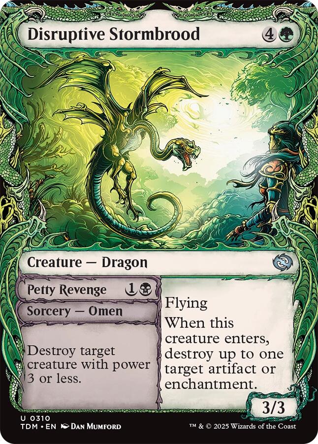 Disruptive Stormbrood (Showcase) [Tarkir: Dragonstorm] | Good Games Cannington