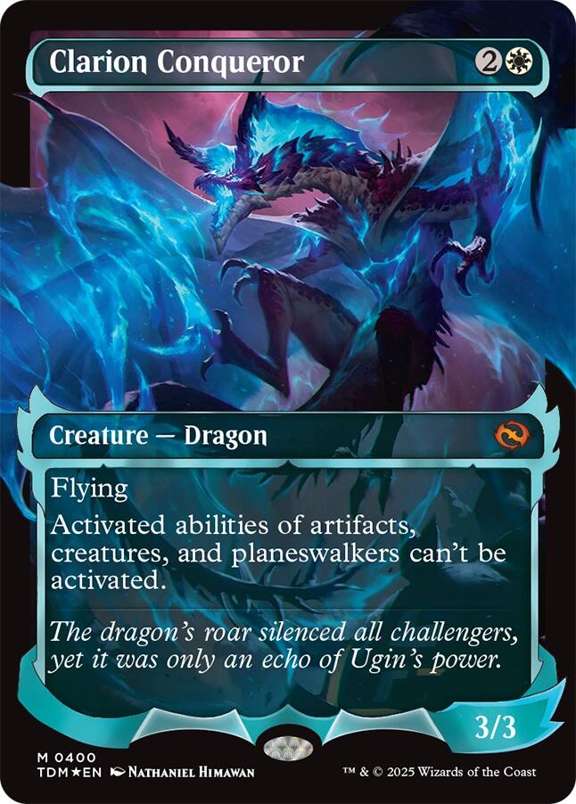 Clarion Conqueror (Showcase) [Tarkir: Dragonstorm] | Good Games Cannington