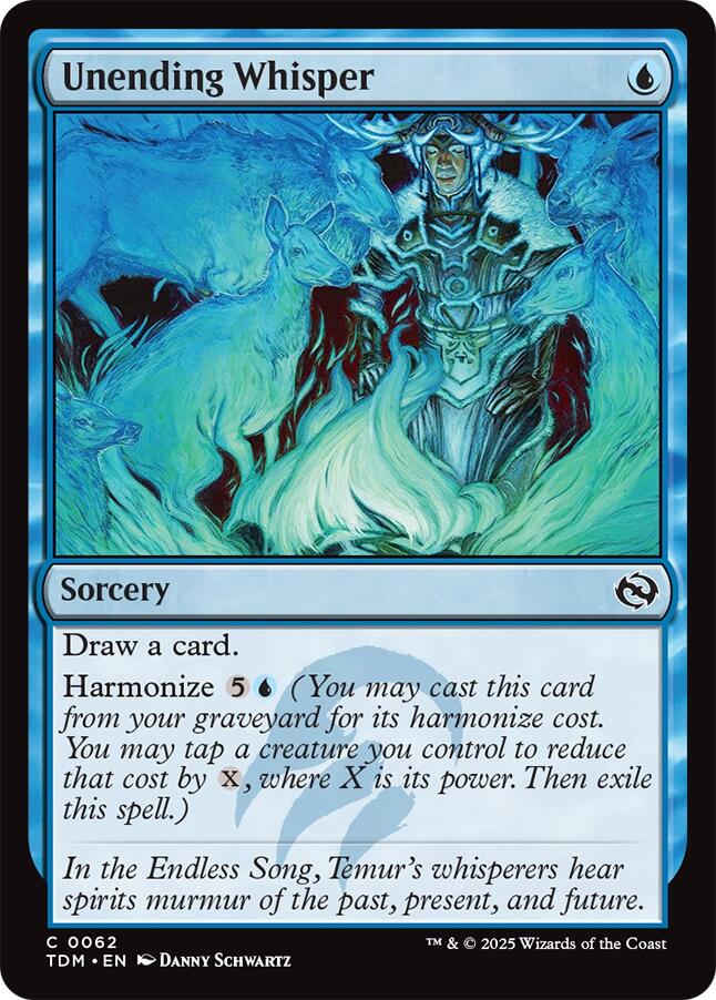 Unending Whisper [Tarkir: Dragonstorm] | Good Games Cannington