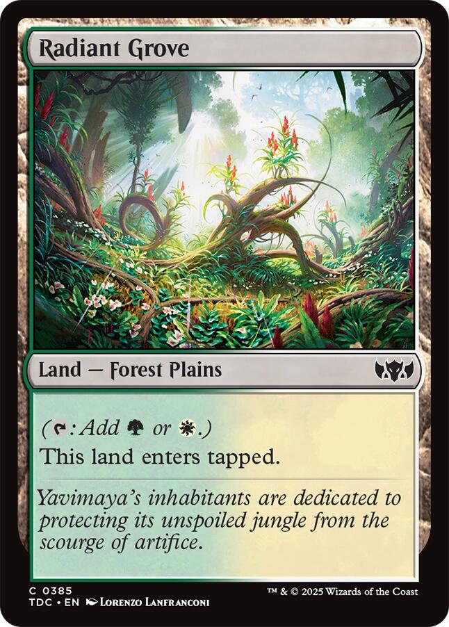 Radiant Grove [Tarkir: Dragonstorm Commander] | Good Games Cannington