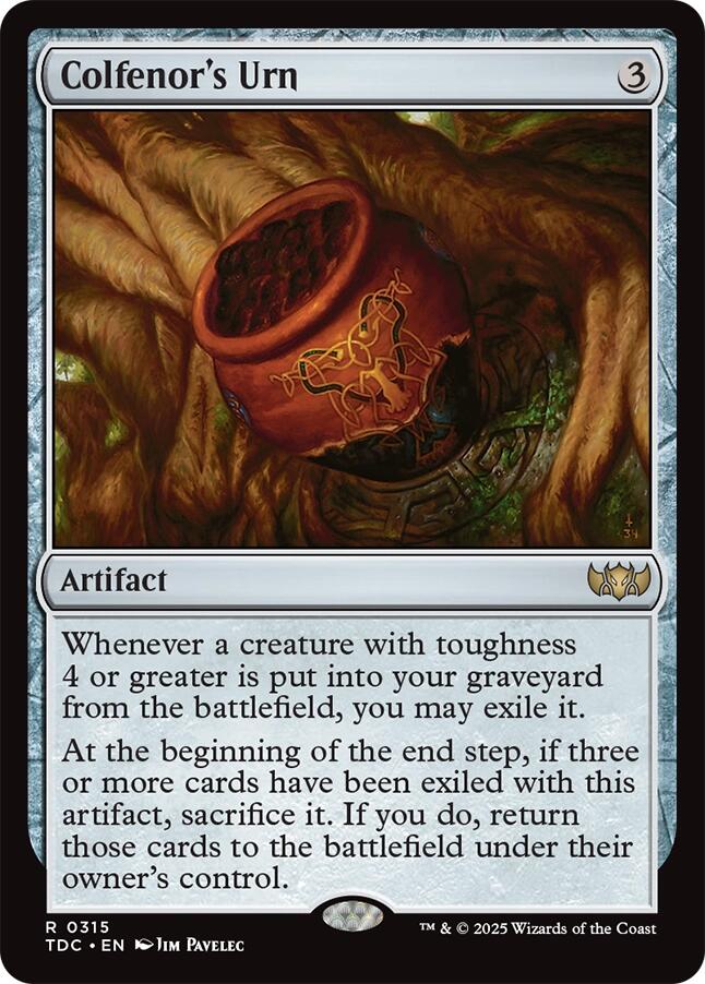 Colfenor's Urn [Tarkir: Dragonstorm Commander] | Good Games Cannington