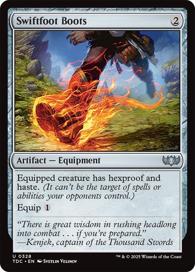 Swiftfoot Boots [Tarkir: Dragonstorm Commander] | Good Games Cannington